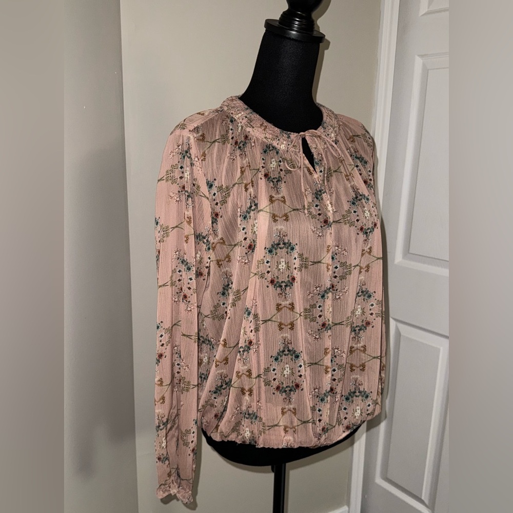 Zara Floral Pink Women's Top